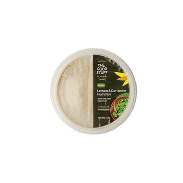 Lemon and coriander hummus
